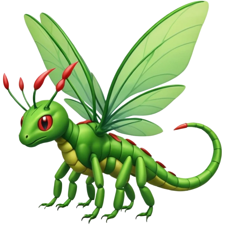 Caterpie-Flygon-Scyther-fusion emoji