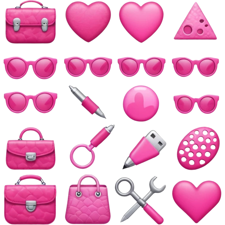 Розовые вещи emoji