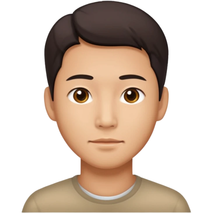 chinese man doing skincare emoji
