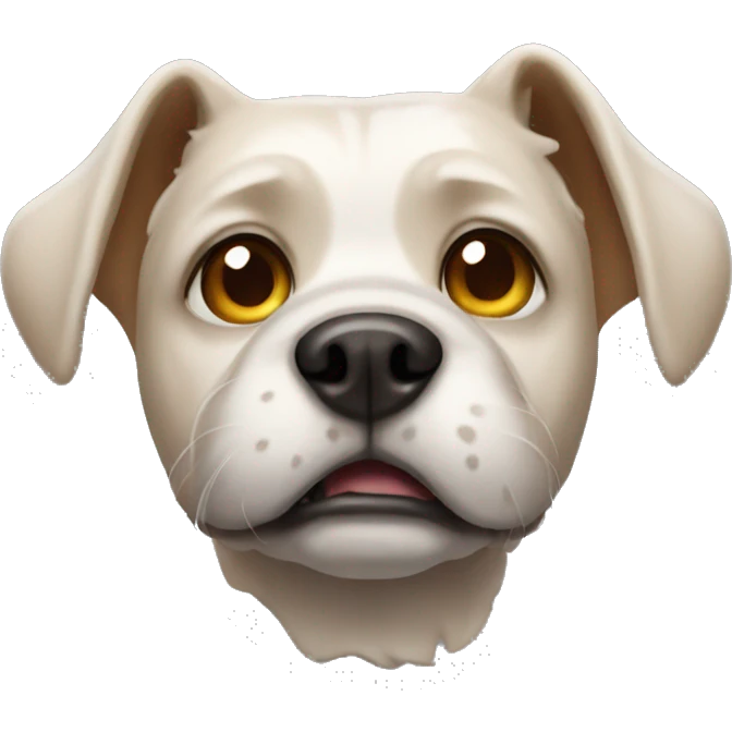 dog sweaty emoji