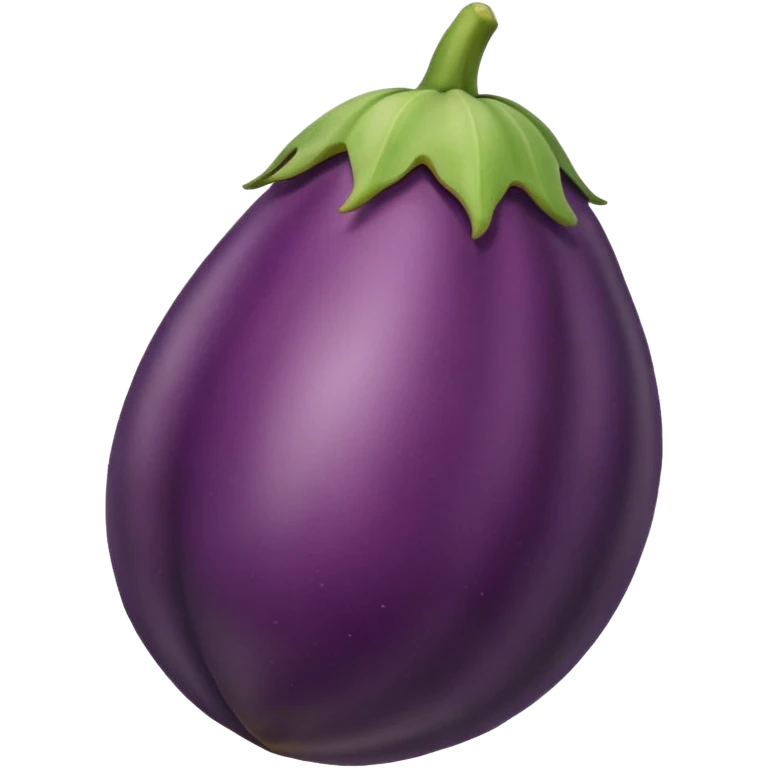 Eggplant with peach emoji