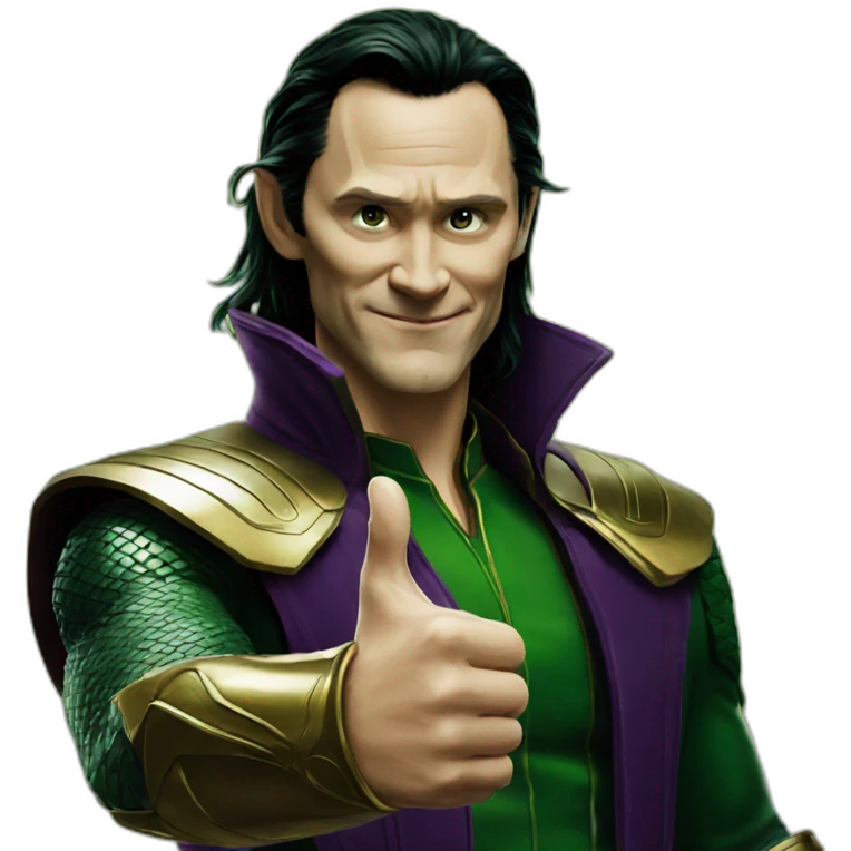 Marvel loki thumbs up emoji