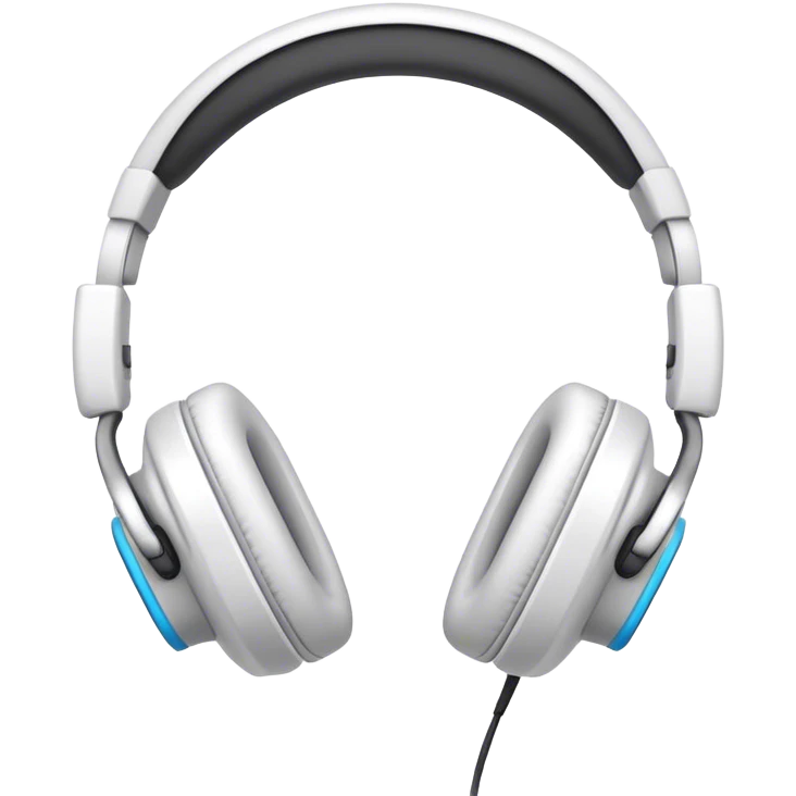 White headphones  emoji