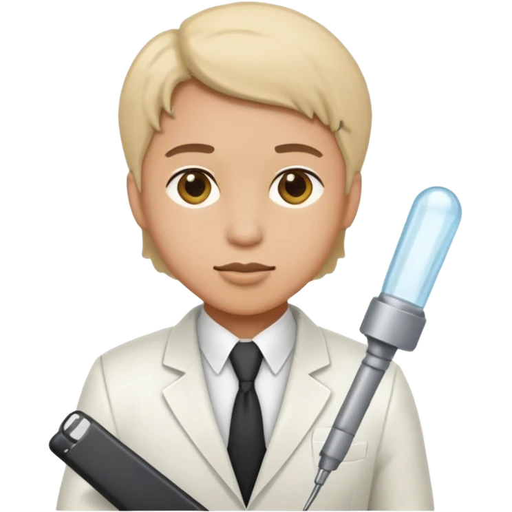 lab investagoter with white suits emoji