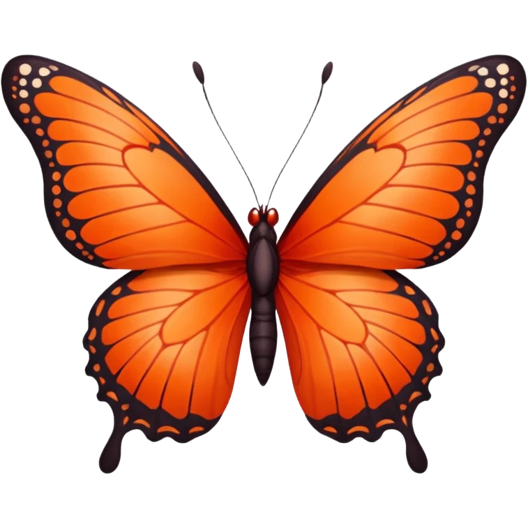 Red butterfly emoji