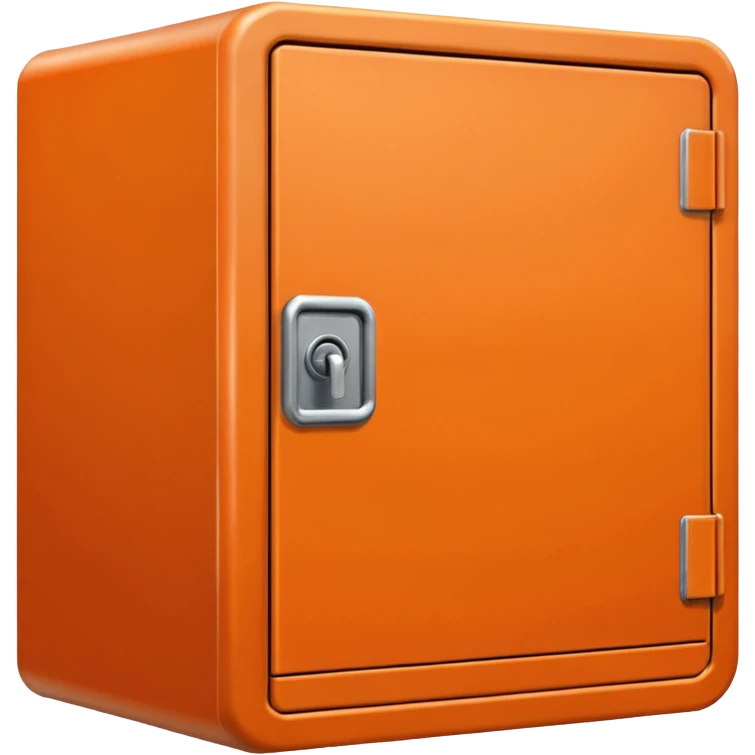 locker orange emoji