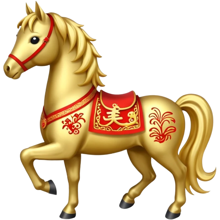 Chinese new year 马，加新年字眼 2026 新年快乐 emoji