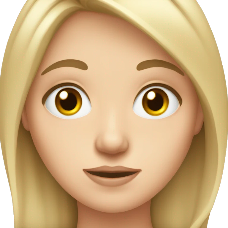 White Girl at computer rolling eyes  emoji