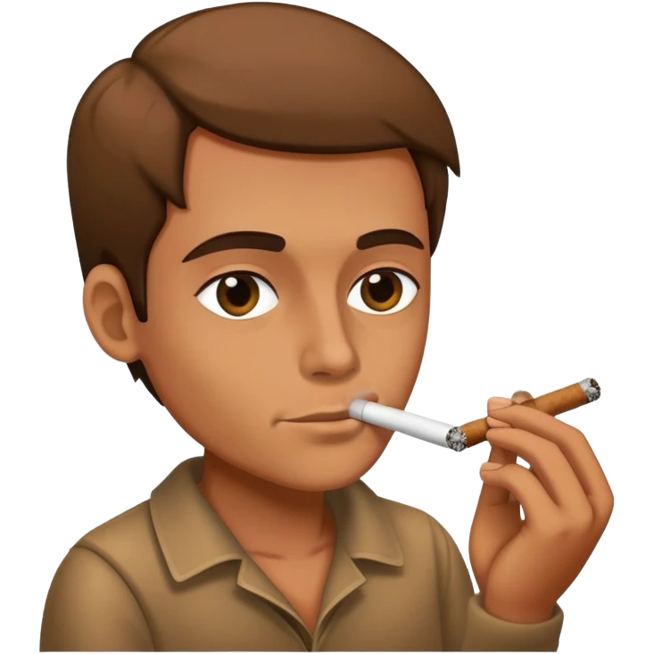 smoking a blunt emoji