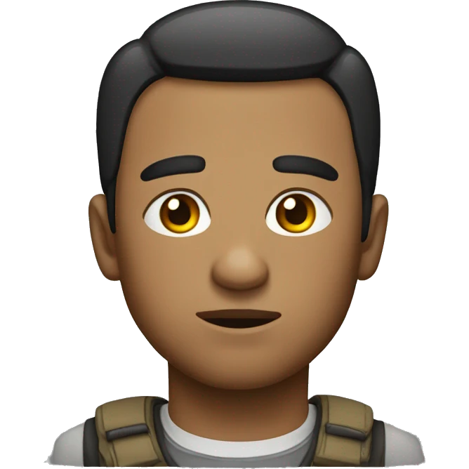 Thousand-yard stare emoji
