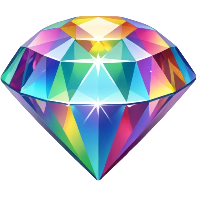 Rainbow Diamond emoji