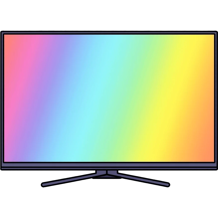 flat plasma TV screen with stand emoji