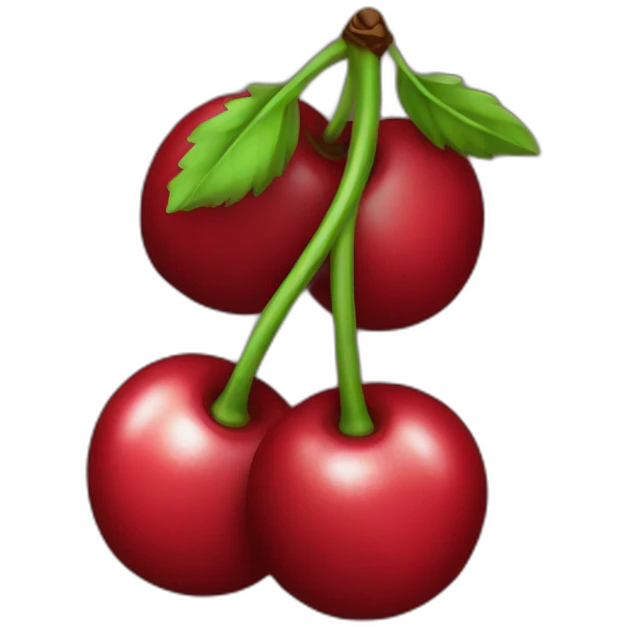 Cherry Fruit pixel emoji
