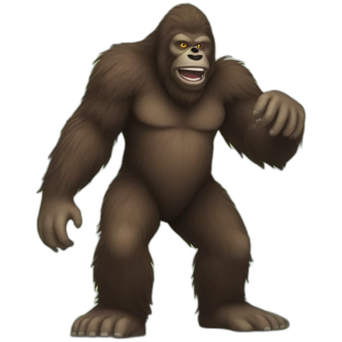 Bigfoot emoji