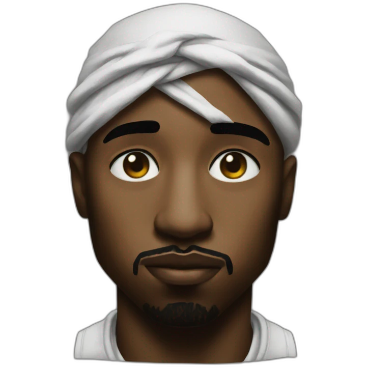 tupac sad emoji