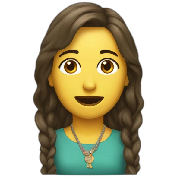 Torrente chica emoji