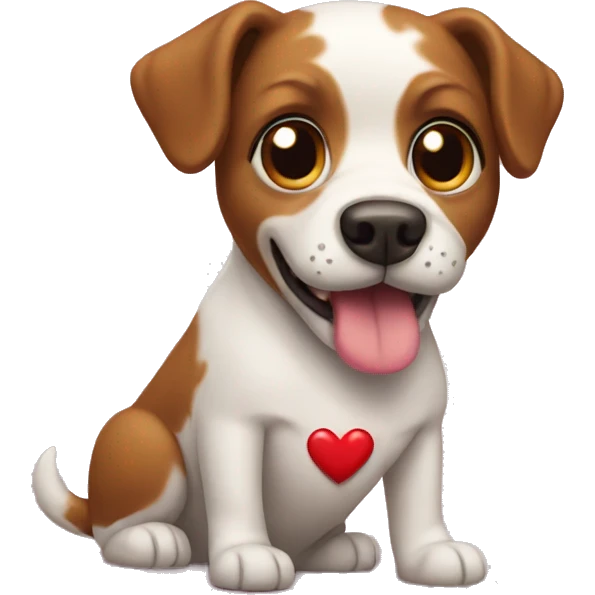 heart dog emoji
