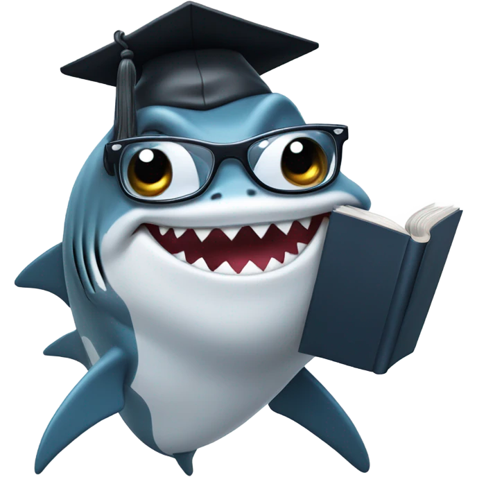 Academic Shark  emoji