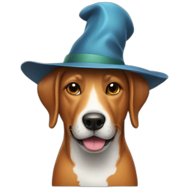 burning-dog-in-a-hat emoji