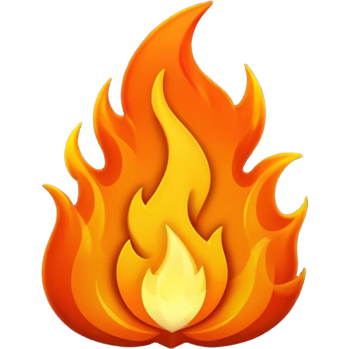 Zarza ardiendo emoji
