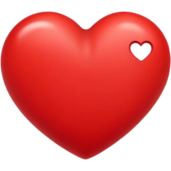 Red heart  emoji