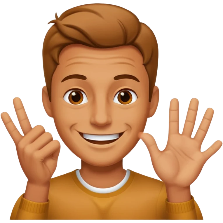 guy expressing yes  emoji