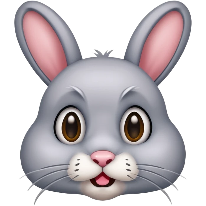Schizophrenic bunny emoji