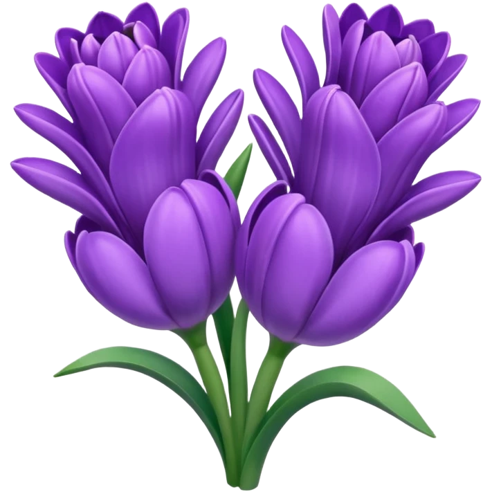 Heart Shaped Hyacinth emoji