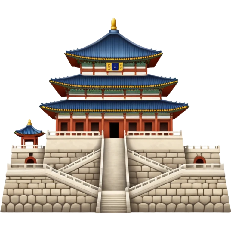 South Korea 
Gyeongbokgung Palace castle emoji