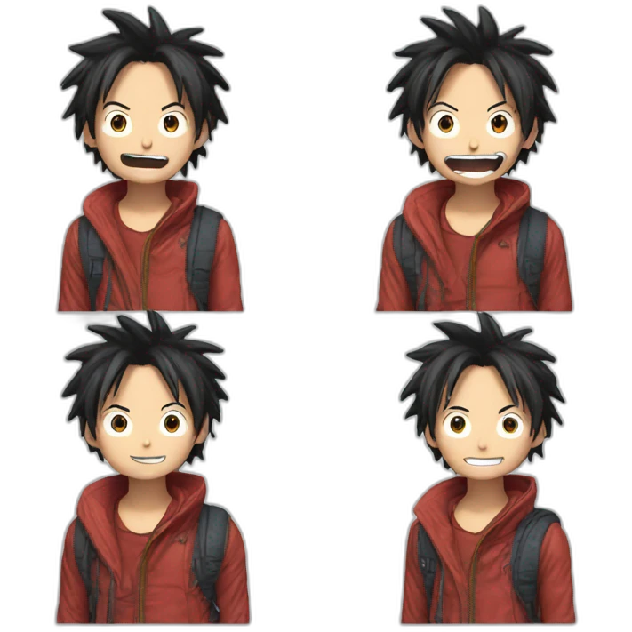 Luffy sur Everest emoji