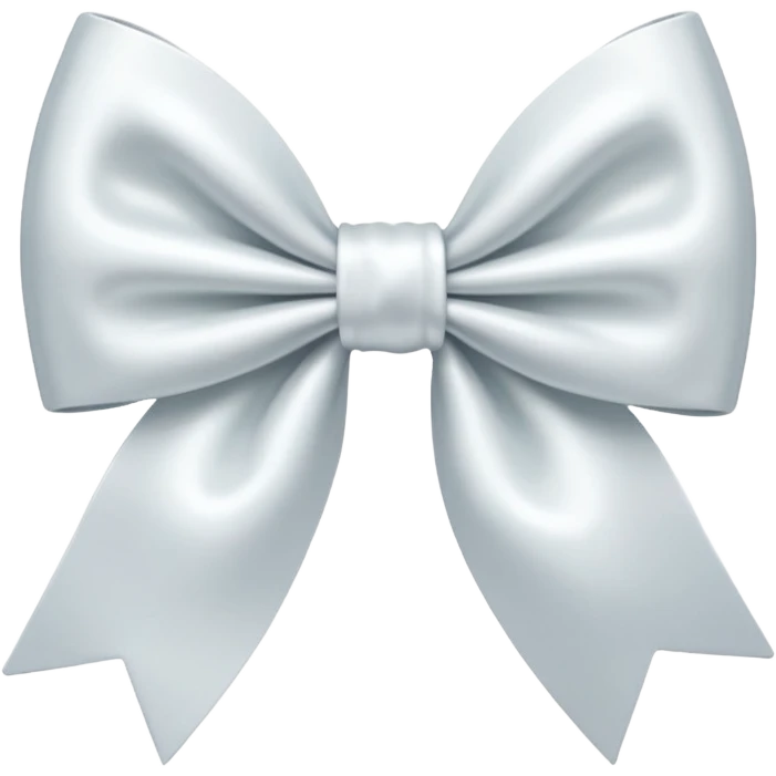 Really White bow emoji