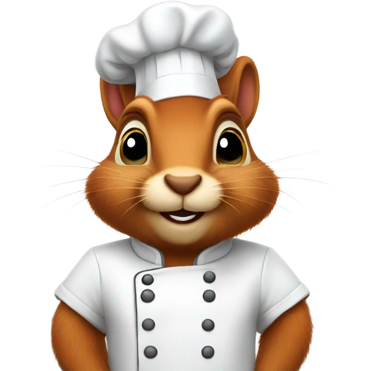 chef hat squirrel
 emoji