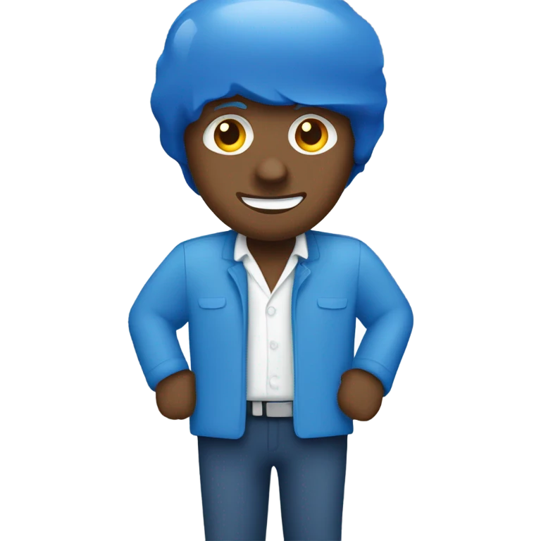 blue flyer emoji