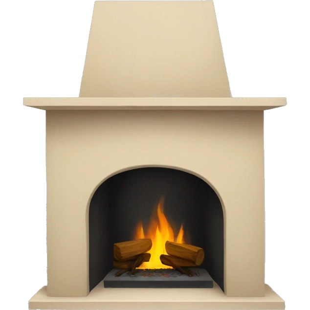 beige fireplace emoji