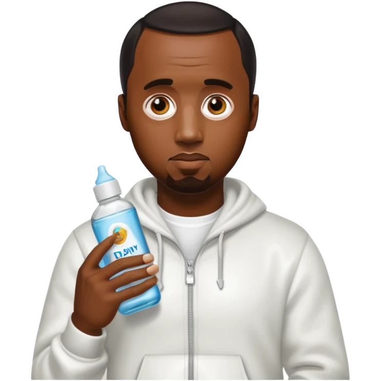 P diddy with baby oil emoji