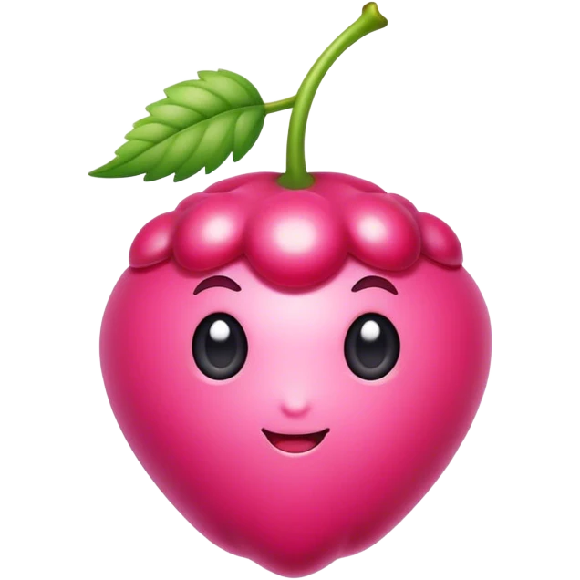 Pink berry  emoji