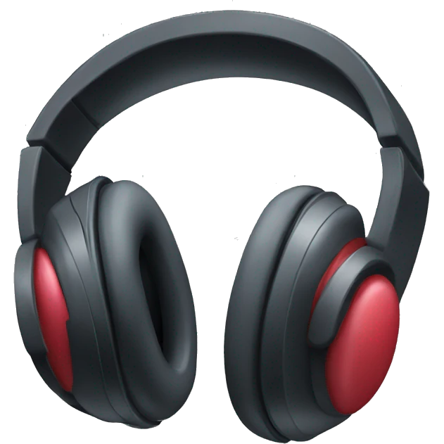Headphones with bow  emoji
