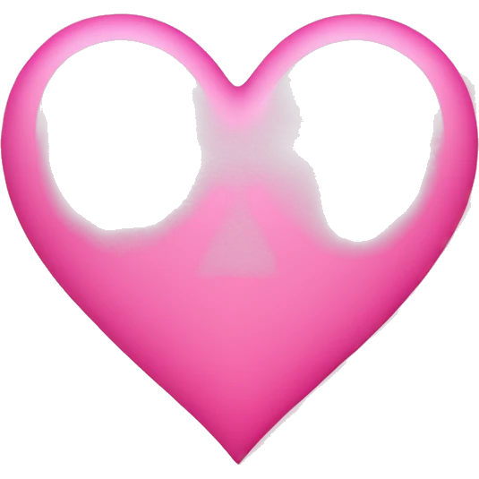 pink light heart emoji