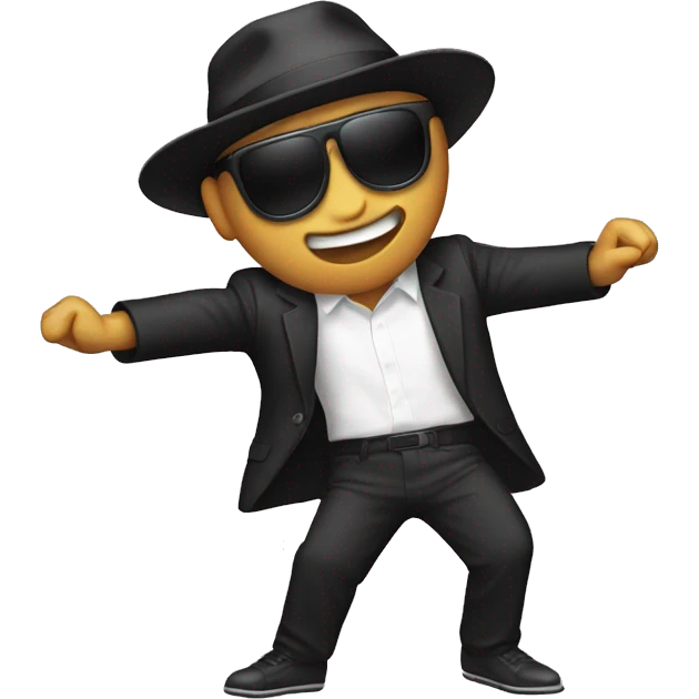 Person Dabbing and dancing gangnam style emoji