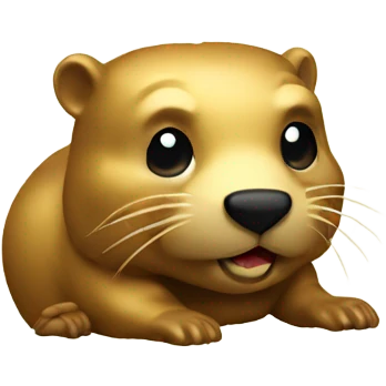 gold beaver emoji