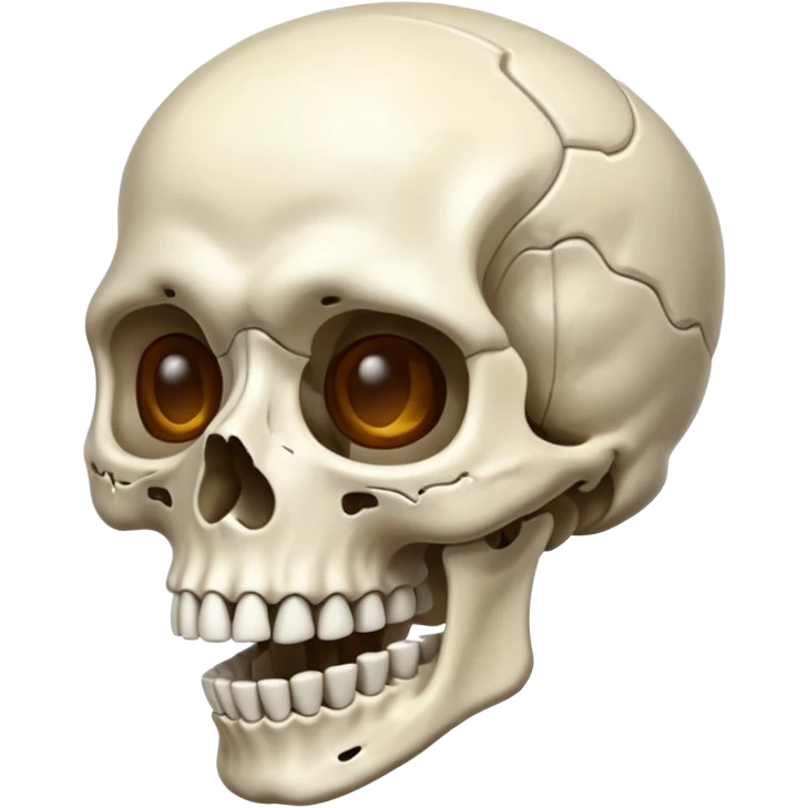 Squelette mewing  emoji