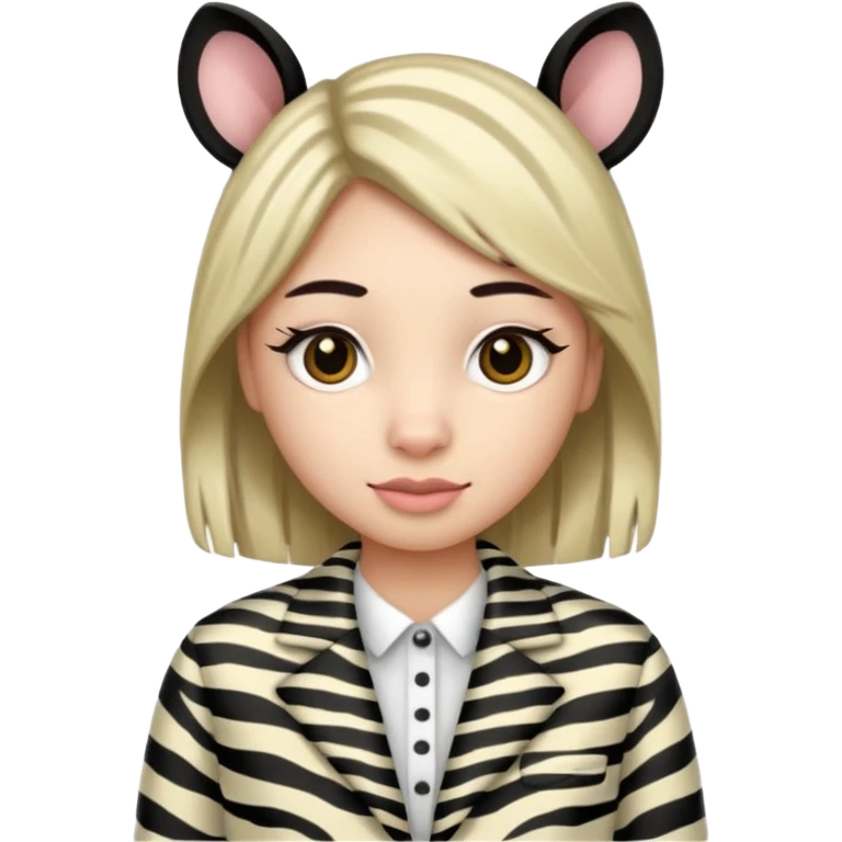 zebra Patterned Clothes  emoji