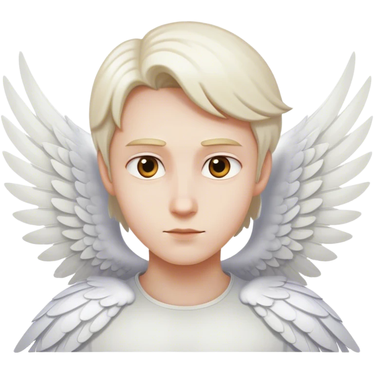 Human with large wings emoji