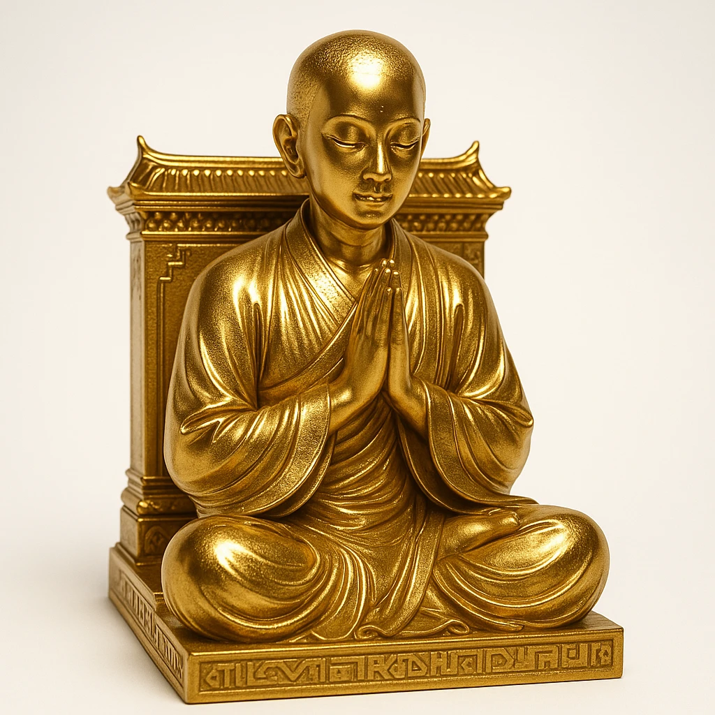 people praying in a Buddhist temple emoji