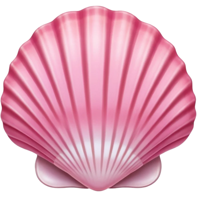 pink seashell emoji