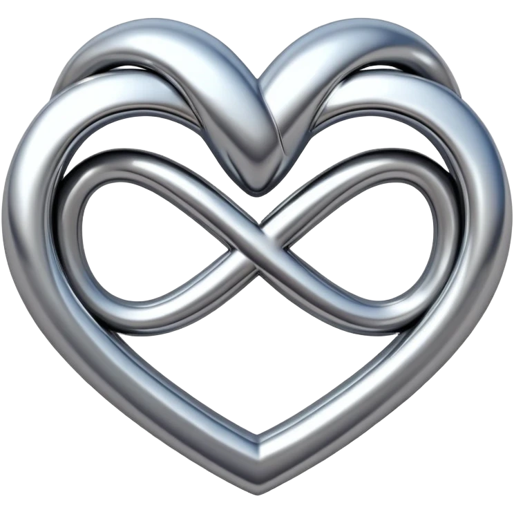 Heart with infinity sign through it  emoji
