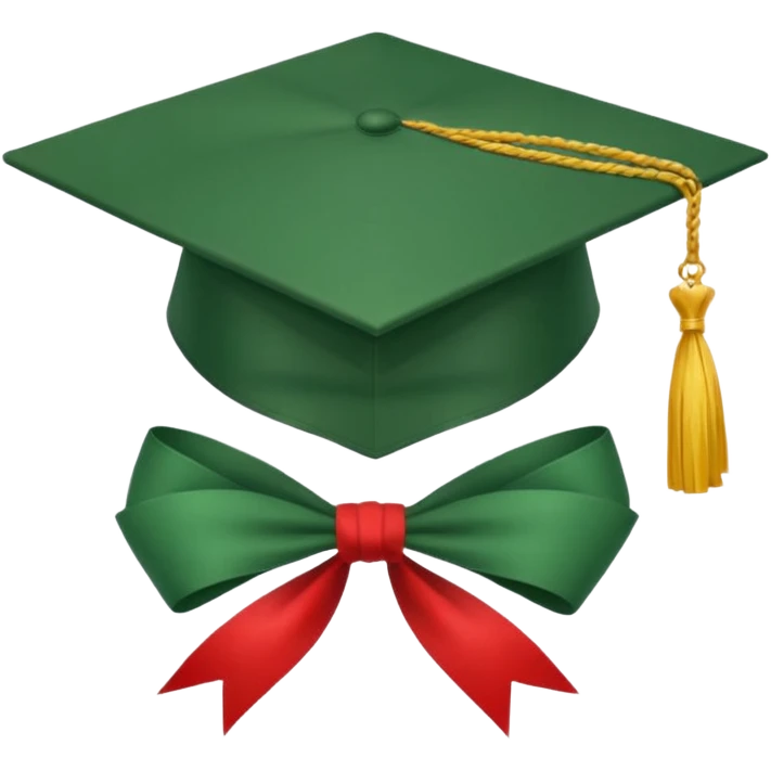Corona d’alloro laurea  con nastro  emoji
