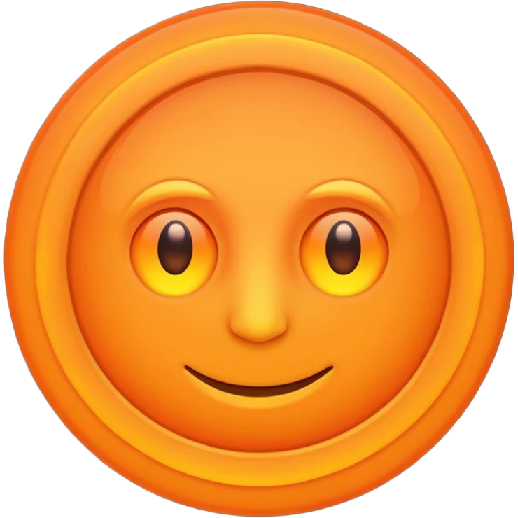 A circle with a thermal camera effect, orange color emoji