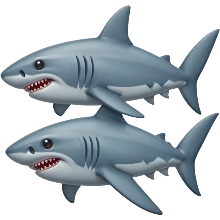 Акула с двумя головами emoji