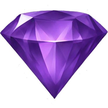 purple diamond emoji